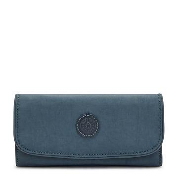 Kipling Money Land Snap Wallet Portefeuille Donkerblauw Grijs | België 1024FD